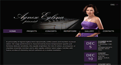 Desktop Screenshot of agnese-eglina.com