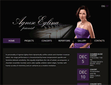 Tablet Screenshot of agnese-eglina.com